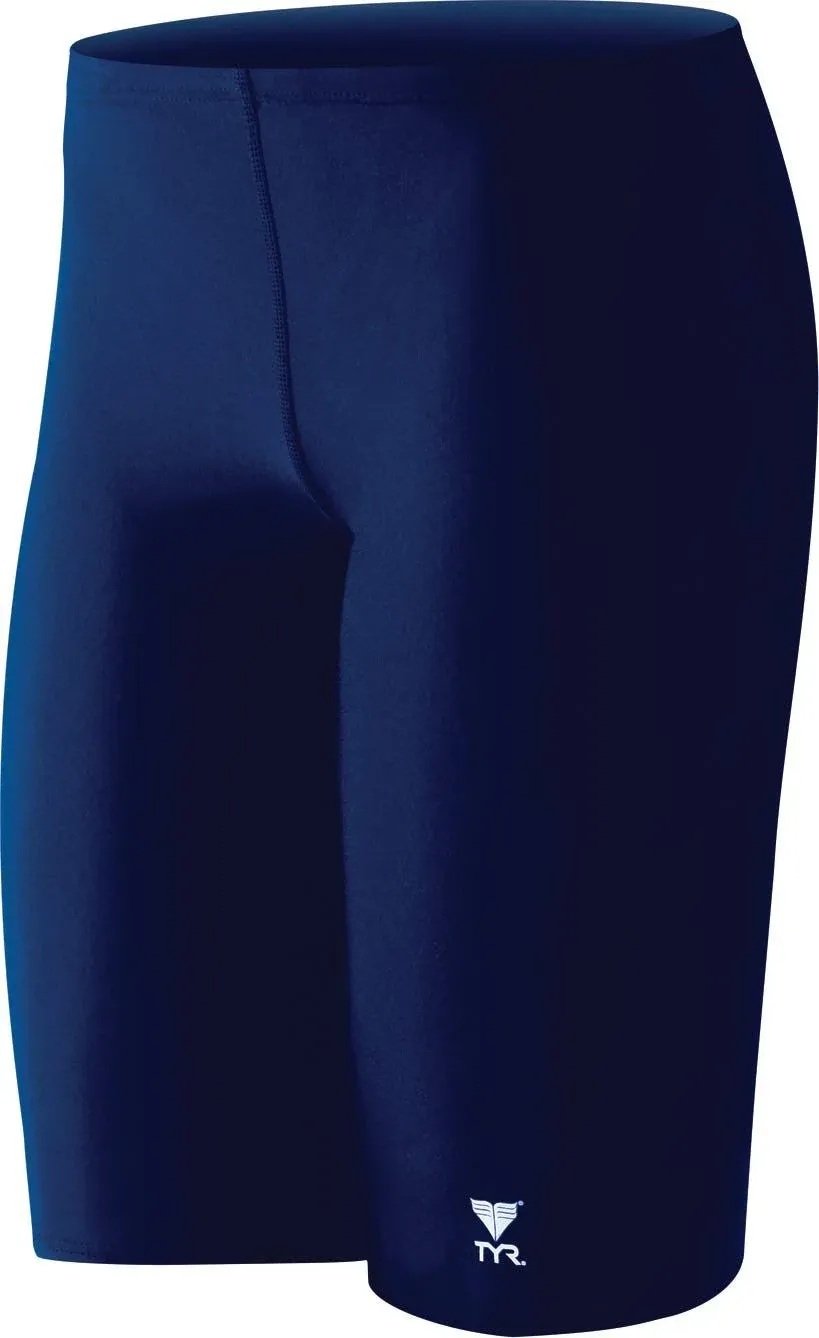 TYR TYReco Men's Solid Jammer Navy 34