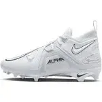 Men's Nike Alpha Menace Pro 3 Molded Football Cleats 11.5 White/Black