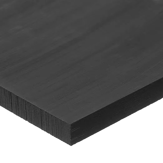 USA Sealing BULK-PS-UHMWB-412 Black UHMW Polyethylene Plastic Bar, 1" Height, 1-1/2" Width, 12" Length