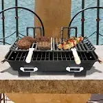 Kay Home Cast Iron Charcoal Hibachi Grill