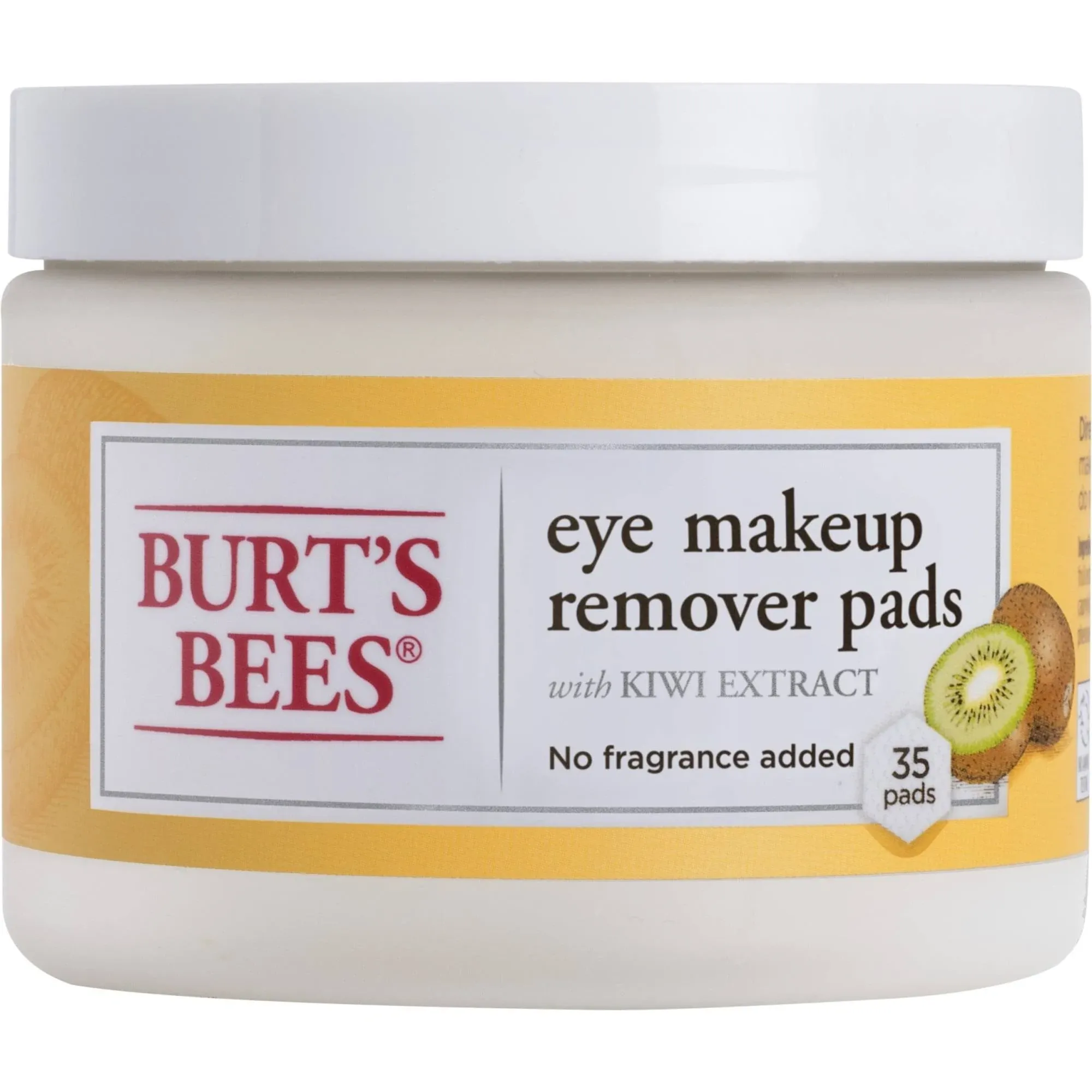 Burt's Bees Eye Makeup Remover Pads, with Kiwi Extract - 35 pads