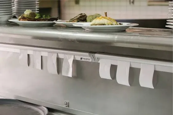 San Jamar Check Rack with Mounting Screw Pack for Kitchens and Restaurants, Stainless Steel