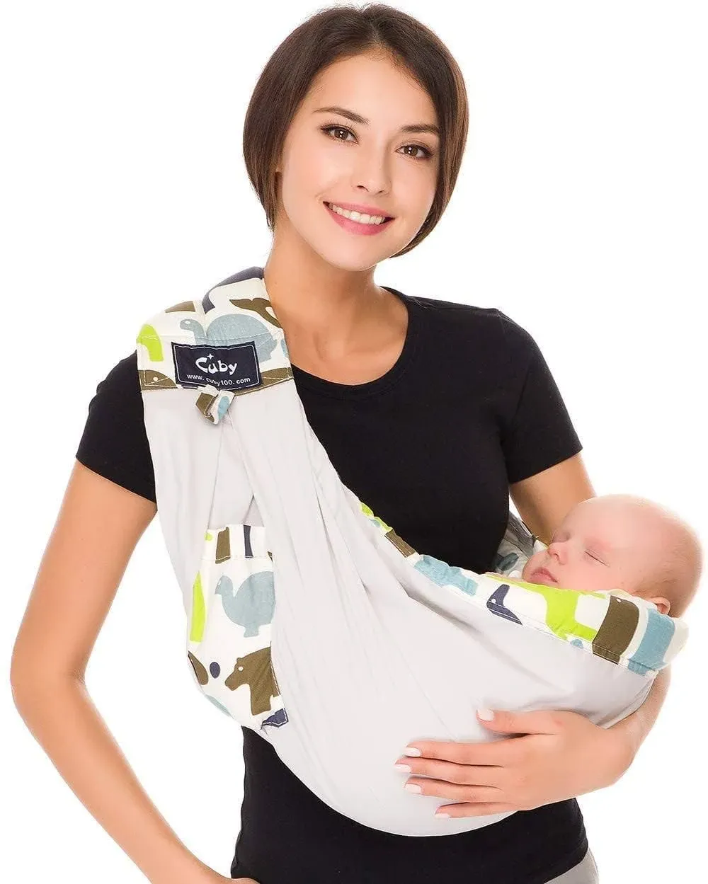 Cuby Baby Carrier, Natural Cotton Baby Sling Baby Holder Extra Comfortable for ...