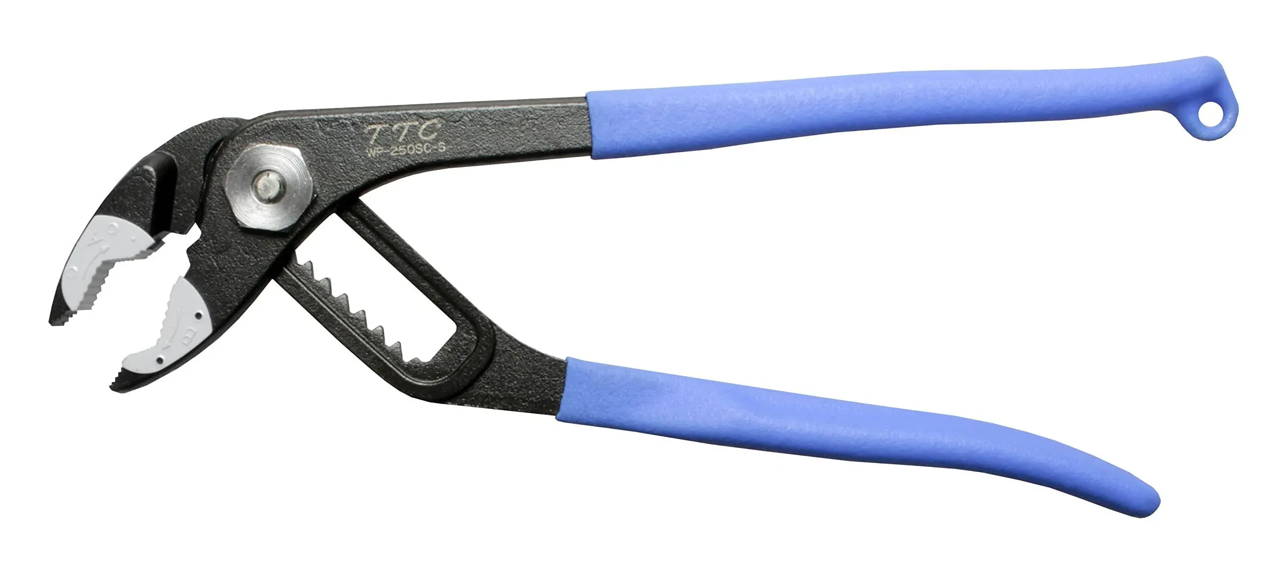 TSUNODA PLASTIC JAW WATER PUMP PLIERS WITH SPRING (JAW OPEN 7～50mm) WP-250SC-S