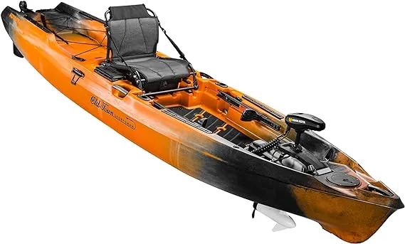 Old Town Sportsman AutoPilot 136 Motorized Fishing Kayak with Minn Kota Trolling Motor (Photic Camo)