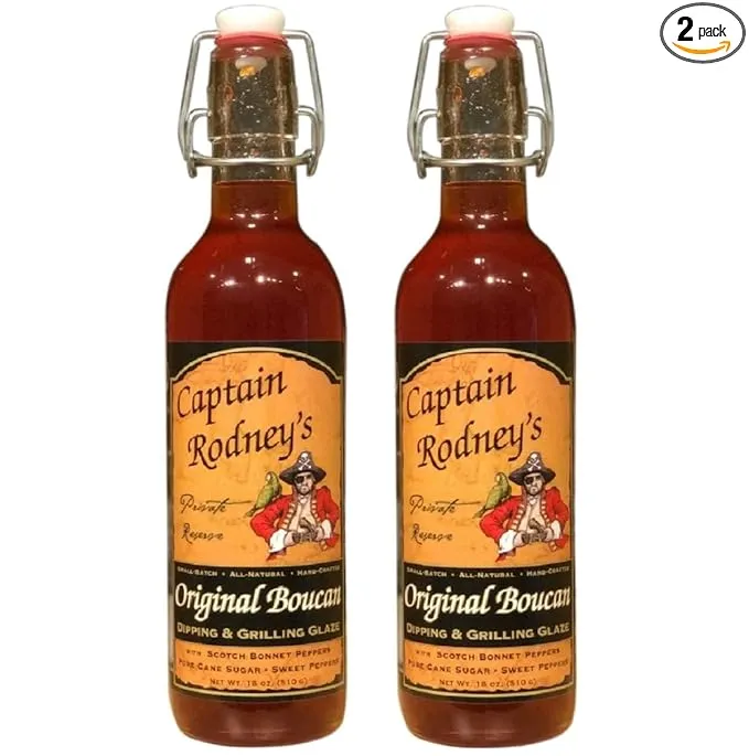 Captain Rodneys Boucan Pepper Glaze 13 oz Pack of 2