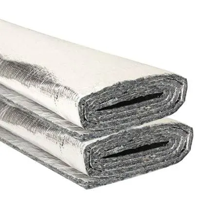 Double Sided Aluminized Heat and Sound Insulation Shield, Pair, 4 x 6 Foot Sheets