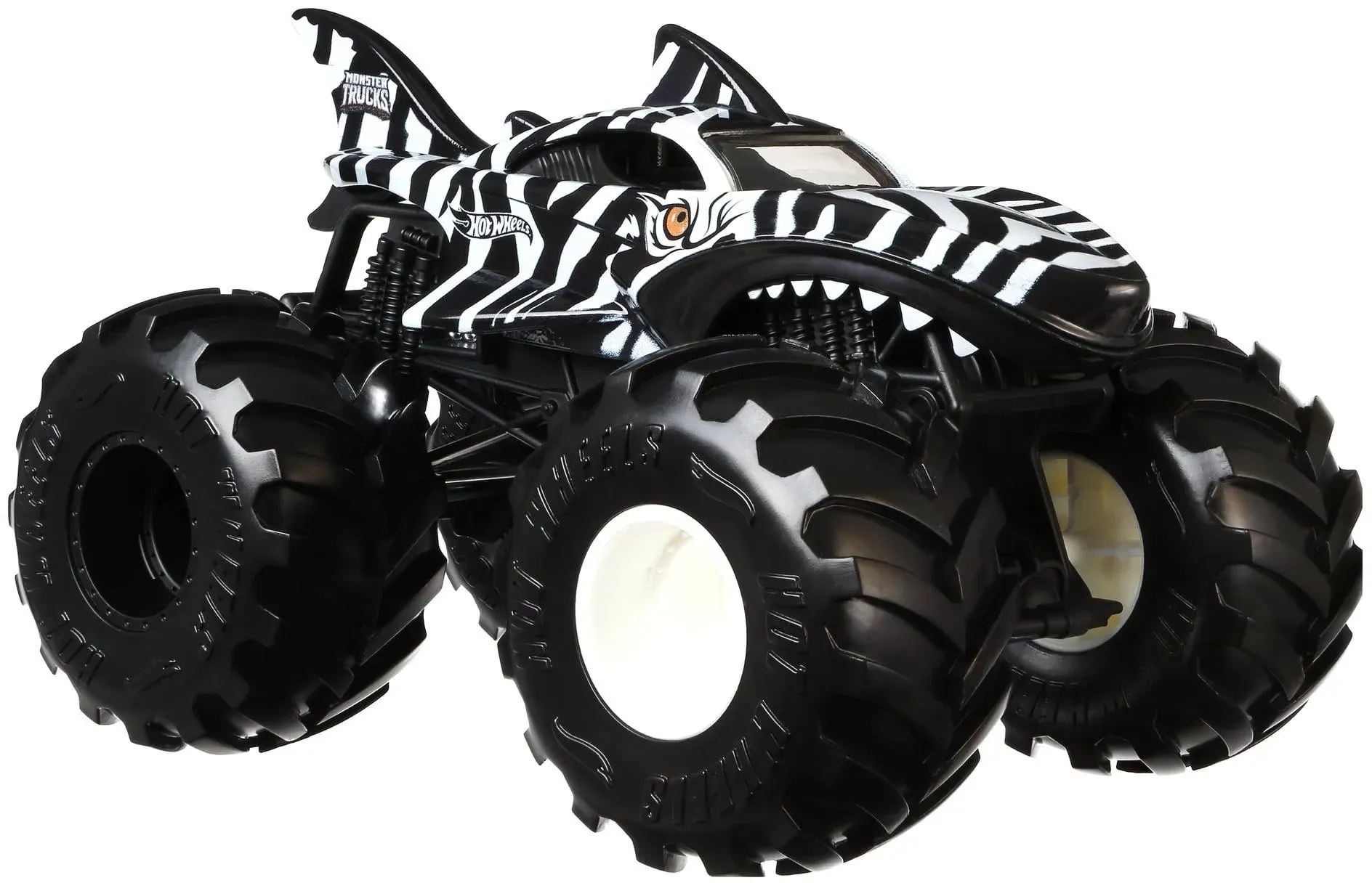 Hot Wheels 2020 Monster Trucks 1:24 Scale, Zebra Shark