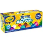 Crayola Washable Kids Set Activity Paint, Multi 10 per