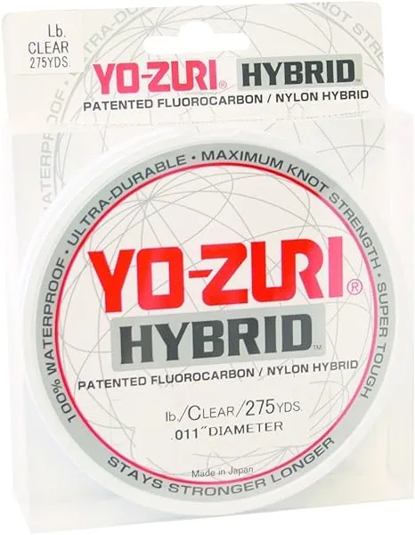 Yo-Zuri 8 HB 600 YL Hybrid High Vis Yellow 600Yd 8Lb