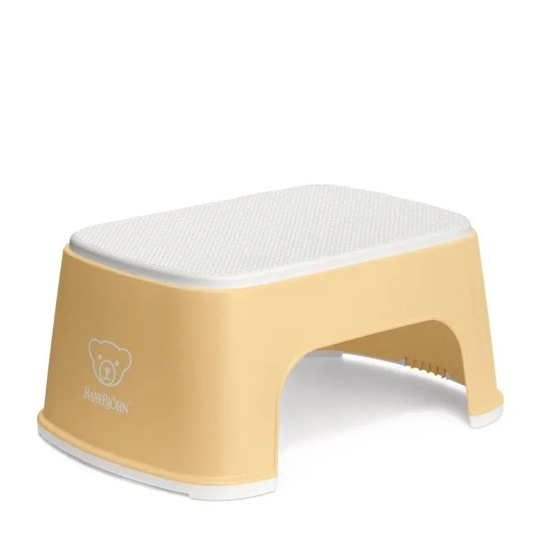 BabyBjörn Step Stool - Powder Yellow/White