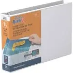 Stride&#174; QuickFit&#174; View Antimicrobial Spreadsheet Binders - Letter Size - Landscape