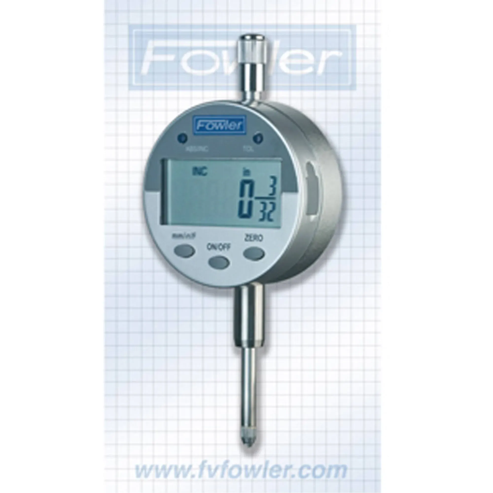 Fowler 54-520-260-0 Indi-X Blue Electronic Indicator