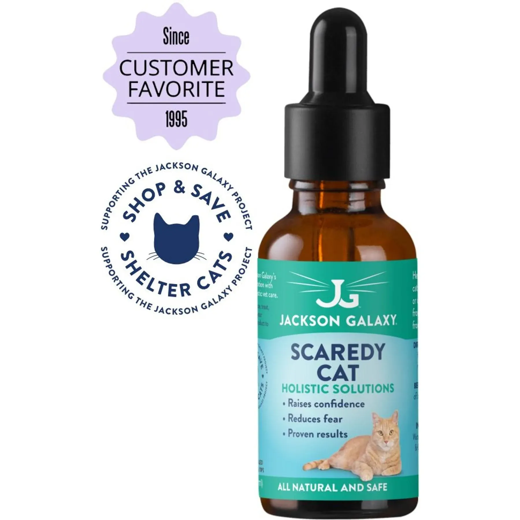 Jackson Galaxy Solutions Scaredy Cat Solution, 2-oz