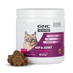 GNC Pets Advanced, Hip & Joint, Cats, 60 ct Soft Chews, Pet Supplements & Vitamins