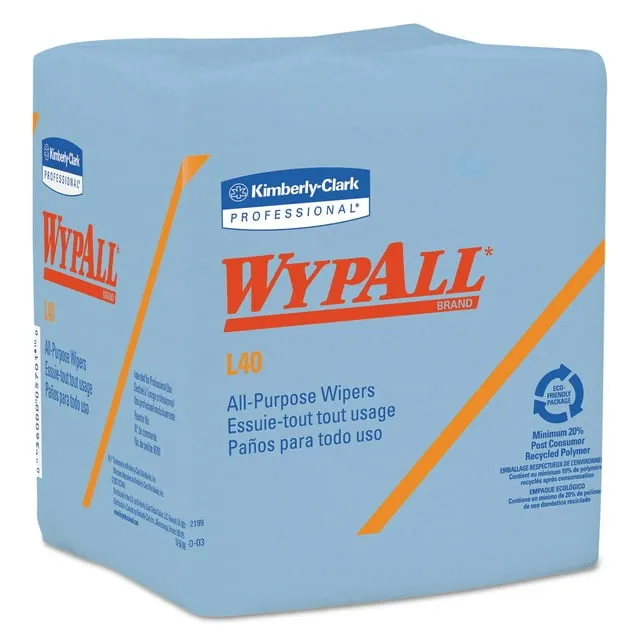 KIM05776 - KIMBERLY CLARK WYPALL L40 1/4-Fold Wiper