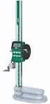 INSIZE 1156-600 Electronic Height Gage with Driving Wheel, 0" - 24"