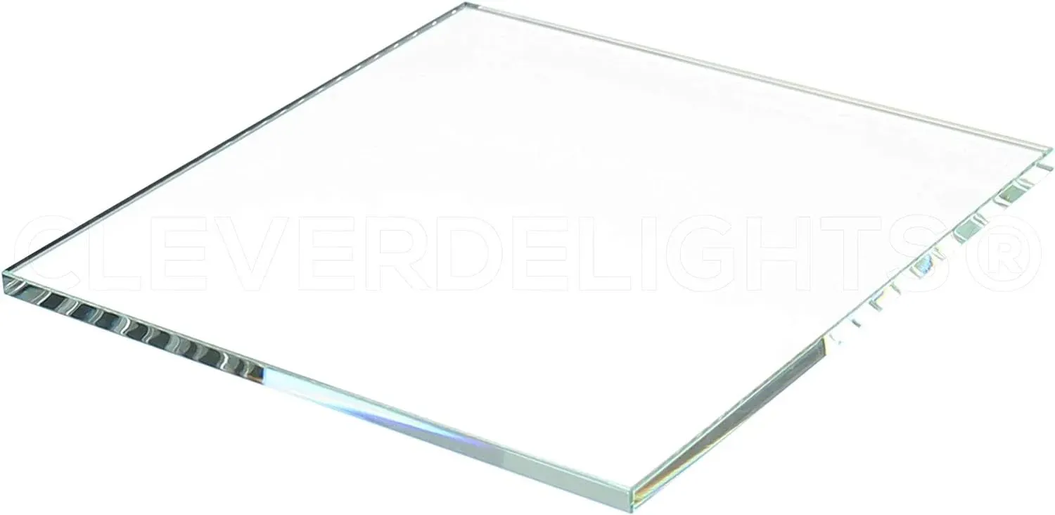 CleverDelights 4" Square Glass Tile