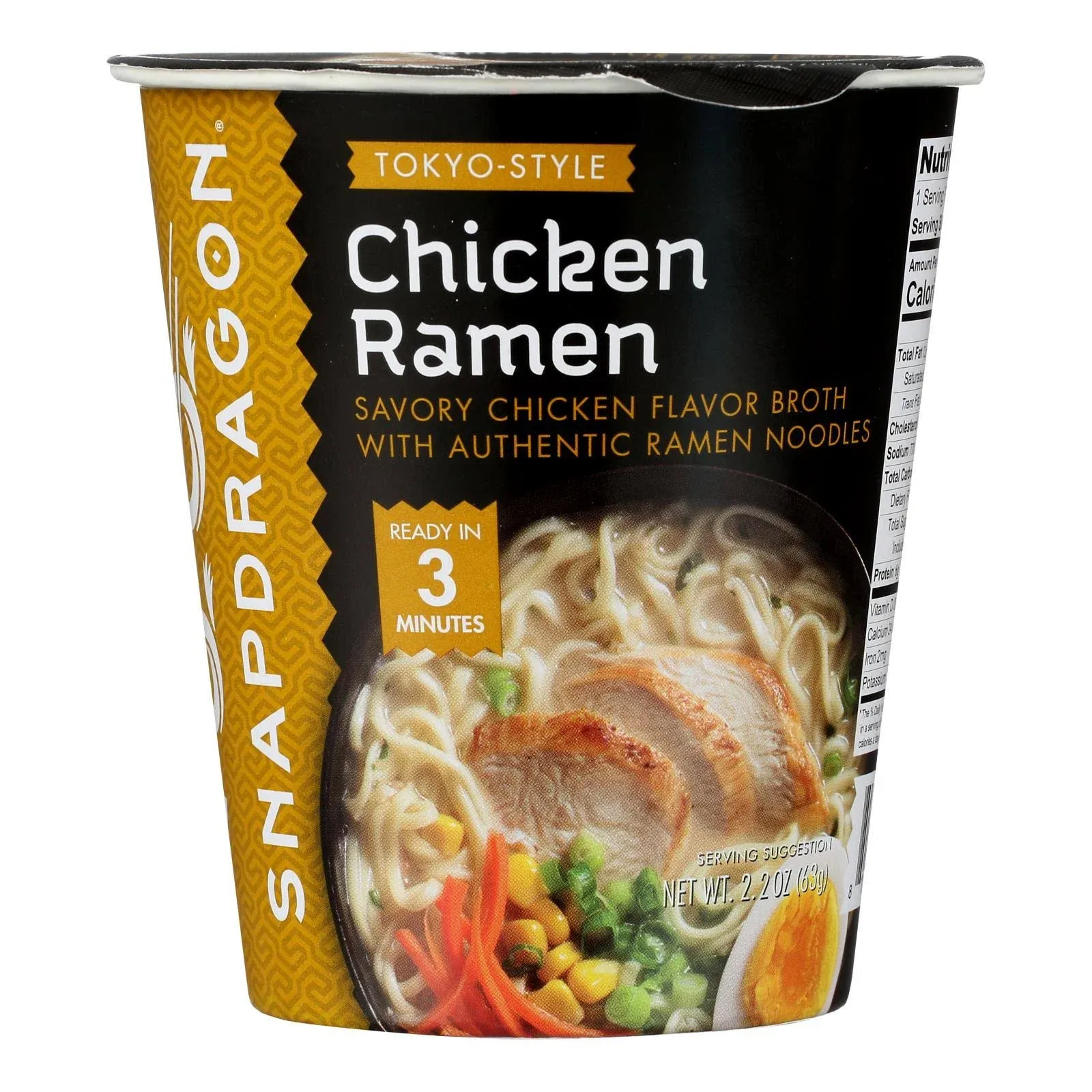 Snapdragon Chicken Ramen, Tokyo-Style - 2.2 oz