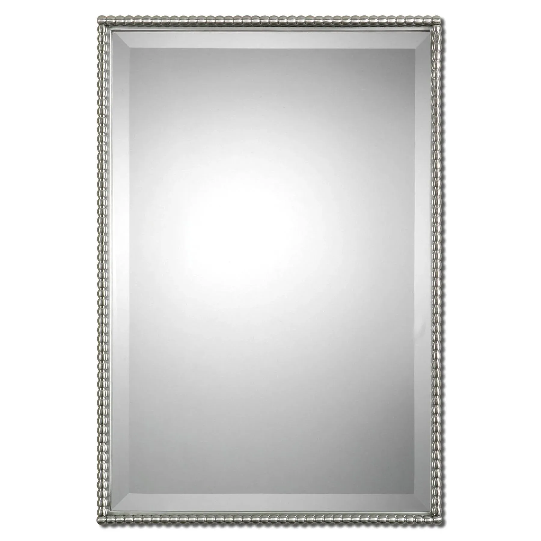  Mirror in Brushed Nickel from the Sherise collection - 600109