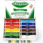 Crayola Colored Pencil Classpack , 240 Pencils, 12 Colors