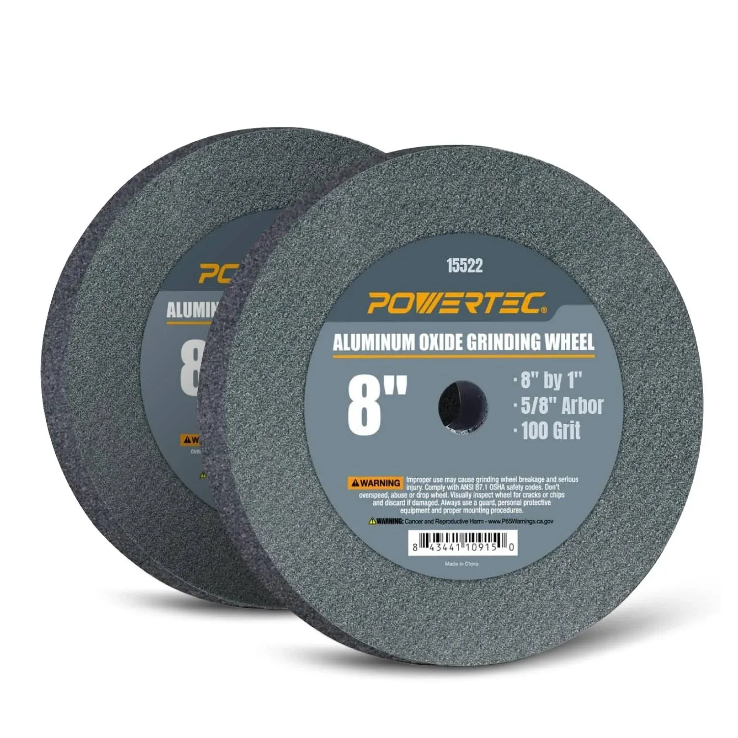 POWERTEC Bench and Pedestal Grinding Wheels