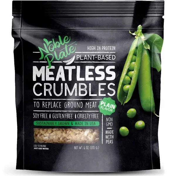 Noble Plate Soy Free Meatless Crumbles