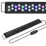 AQUANEAT LED Aquarium Light for 18 to 24 Inch Fish Tank, Auto On Off with Tim...