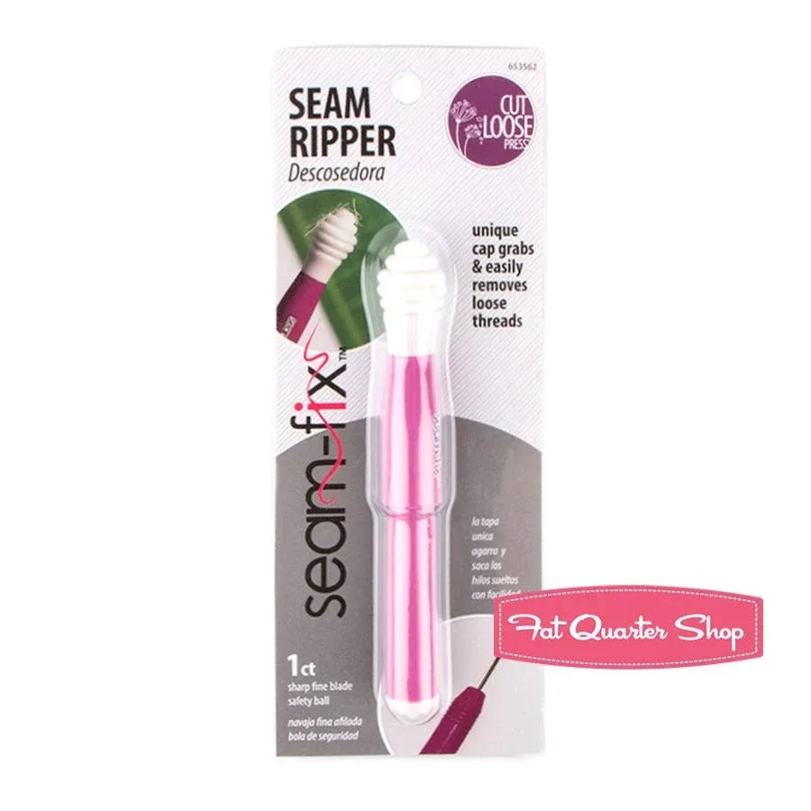 Seam Fix Seam Ripper & Thread Remover 653562 Cut Loose Press 1 per Pkg Pink