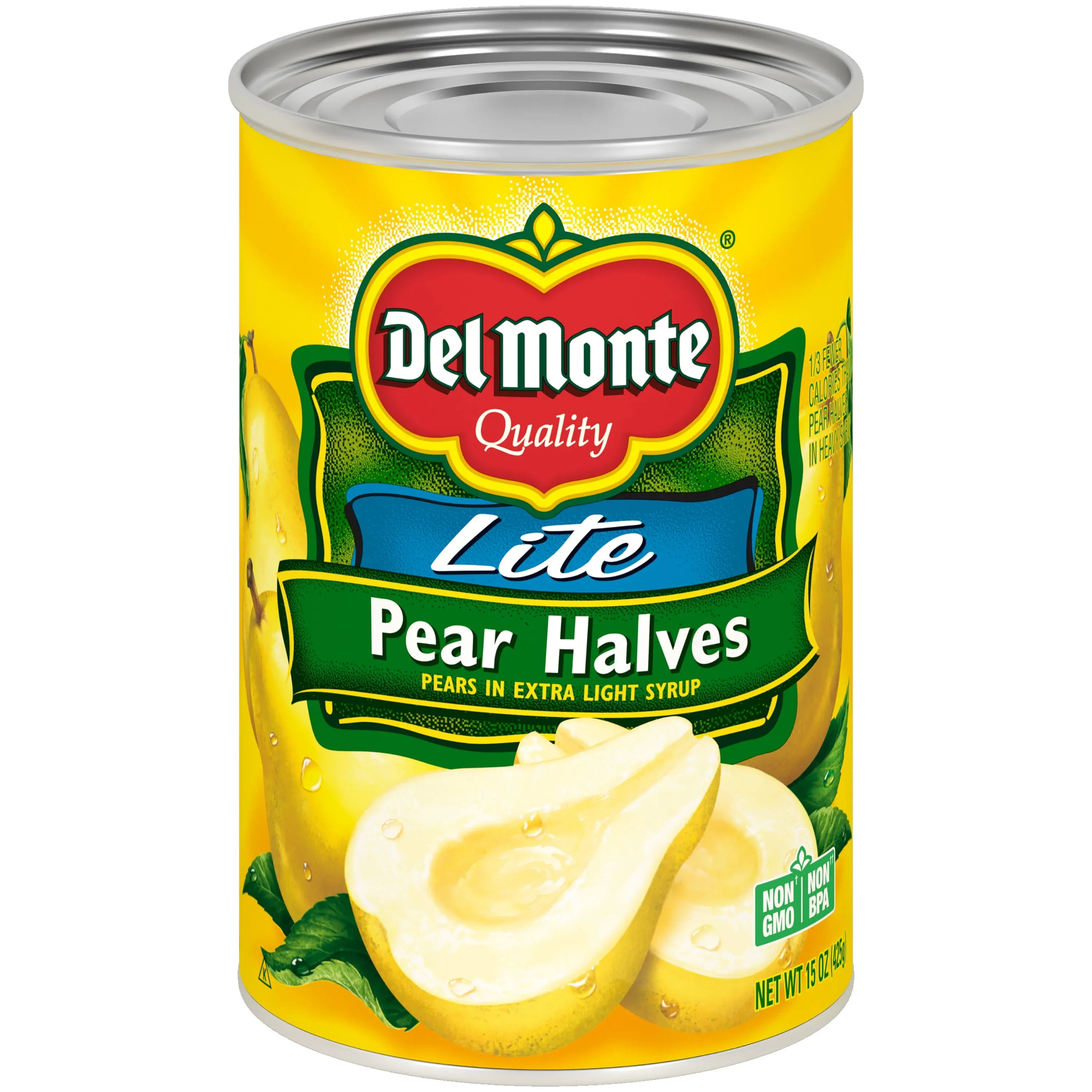 Del Monte Lite Pear Halves, 15 oz., 8 pk.