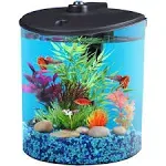 AquaView 1.5-Gallon Fish Tank with LED Lighting and Power Filter 