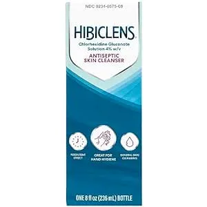 Hibiclens â€“ Antimicrobial, Antiseptic Soap and Skin Cleanser 8oz for Home Hospital 4% CHG