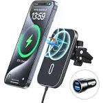 Mukiya Tesla Phone Charger Mount,Strong Magnetic Mag Safe Car Mount Charger... 