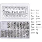 Stainless Steel Glasses Screws, Eyeglass Sunglass Screws Repair Kit