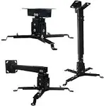 Projector Mount Wall or Ceiling Projection Mount Bracket with Adjustable 