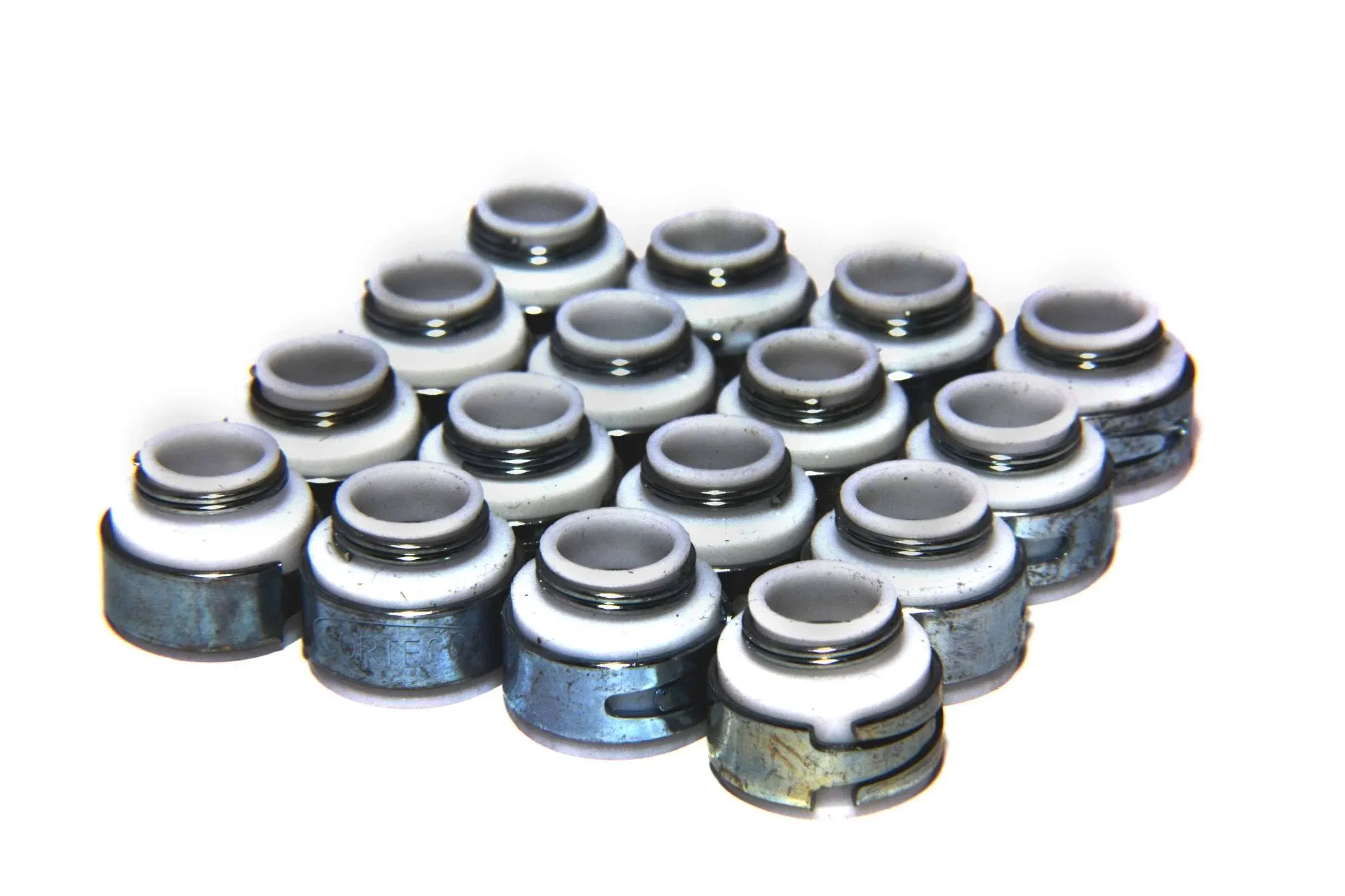 COMP Cams 505-16 Set Of 16 PTFE Valve Seals .530&#034; Guide Size, 3/8&#034; Valve Stem