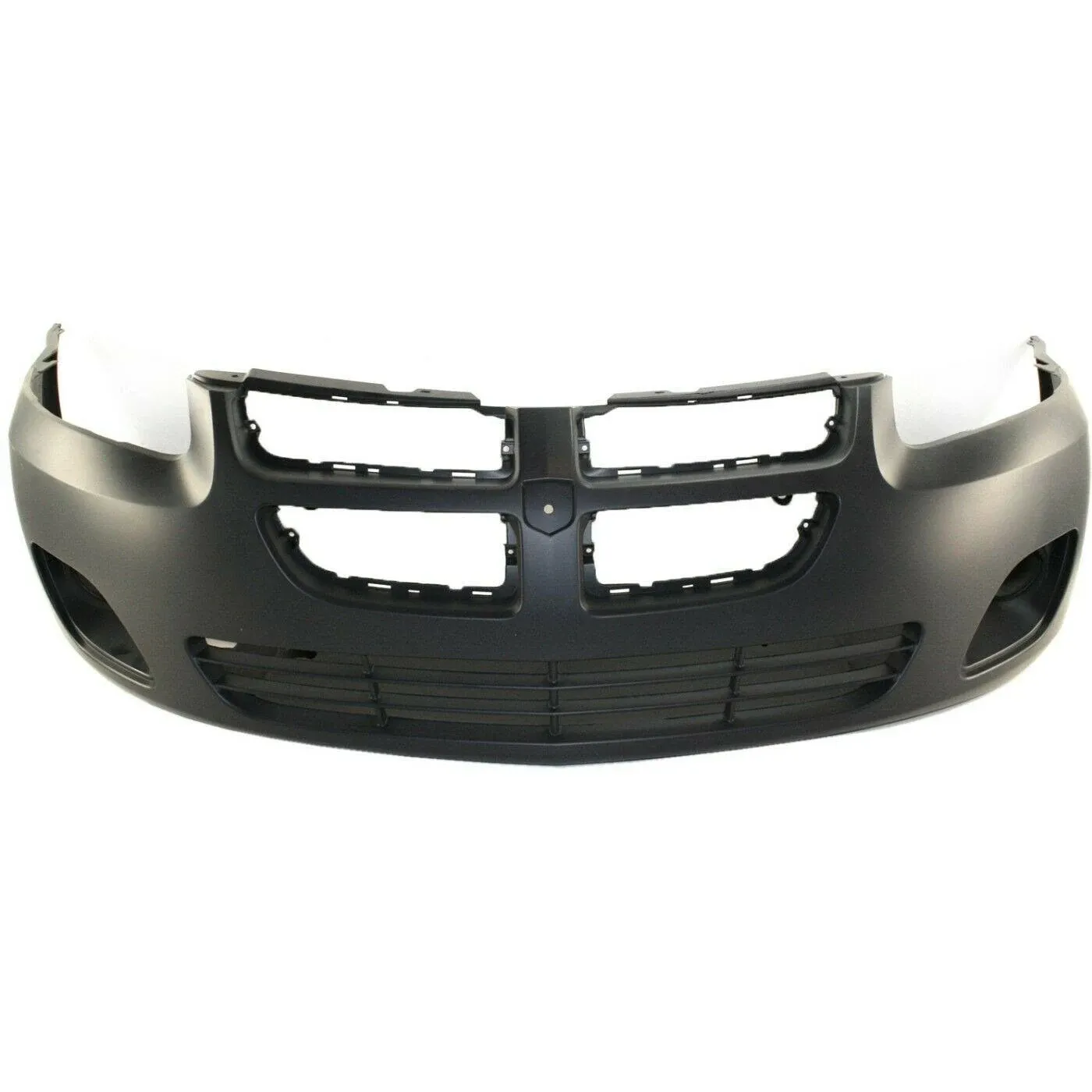 FitParts Compatible with Front Bumper Cover 2004-2005 Dodge Stratus R/T SE SXT Sedan 04 05. New, Primed and Ready for Paint. with Fog Light Holes. 4805897AB CH1000406