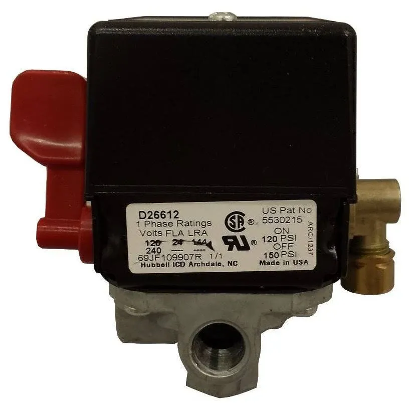 Pressure Switch for Craftsman 919 Air Compressor