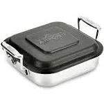 All Clad 8X8 Stainless Steel High Handles Pan Casserole Baking Lasagne w/Cover