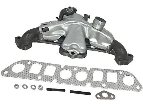 Exhaust Manifold Kit with Gaskets and Hardware - Compatible with 1987-1995, 1997-2002 Jeep Wrangler 2.5L 4-Cylinder (Excludes 1996)