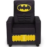 DC Comics Batman Youth High Back Upholstered Chair, Black