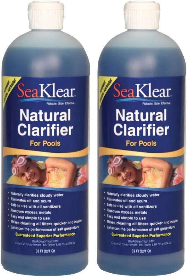 SeaKlear SKPCQ-02 Swimming Pool Clarifier, 2-Pack