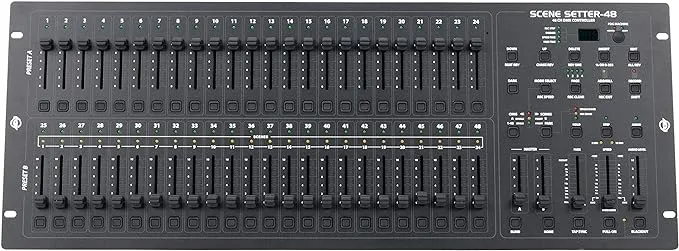 Adj SCENE-SETTER 48, DMX 48-Channel Dimming Console