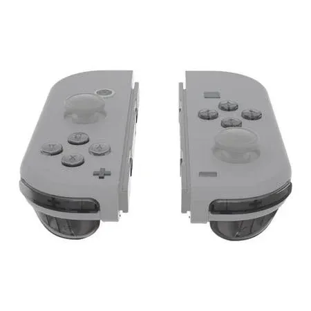 eXtremeRate Replacement Full Set Buttons for Joycon of NS Switch - Clear Black