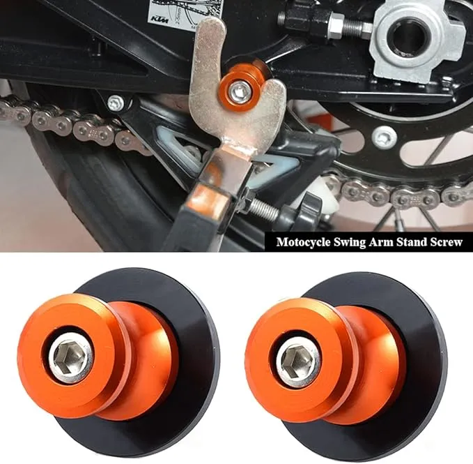 2pcs M10 X1.25 Motorcycle Swing Arm Sliders Spools, Fit with Kawasaki Z750 Z750s ...