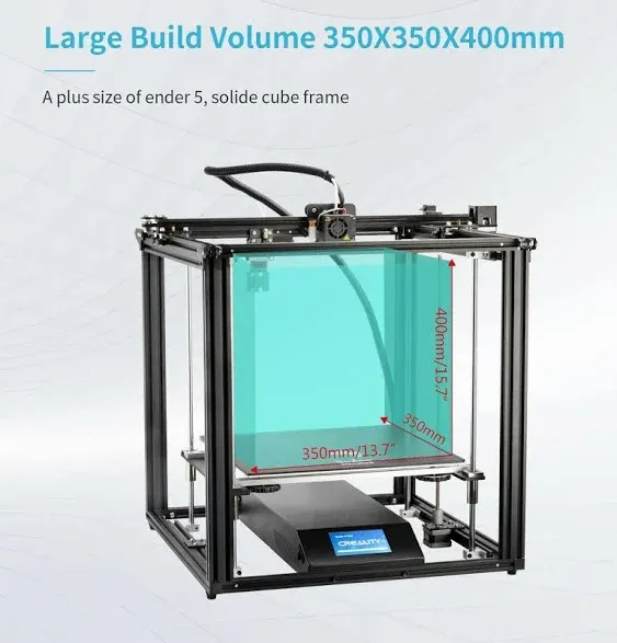 Creality Ender 5 Plus 3D PrinterPrint Size 350x350x400mm with BL Touch Glass Bed