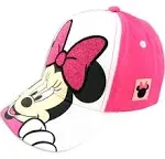 Disney Baseball Cap, Minnie Mouse Adjustable Toddler 2-4 Or Girl Hats for Kids Ages 4-7