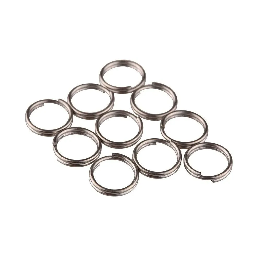 Split Rings Titanium Small Key Rings Pack of 5 (10mm)