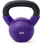 Jfit Kettlebell Weights Vinyl Coated Iron, 20 lb