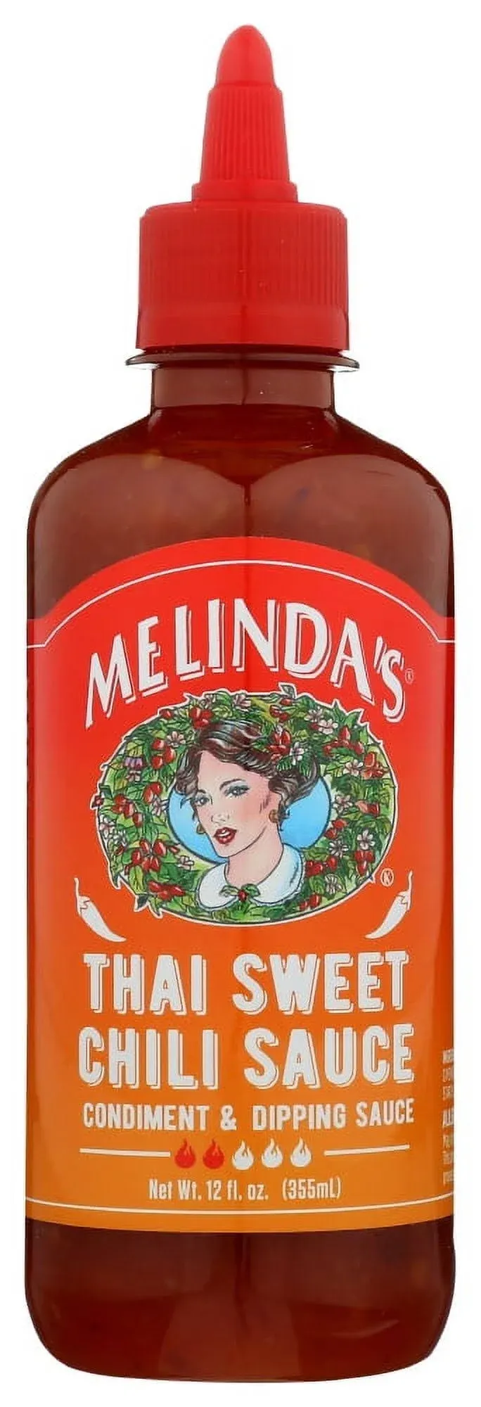 Melinda’s Thai Sweet Chili Sauce - Sweet and Mild Asian Chili Sauce Made with Whole Fresh Ingredients - Gourmet Hot Sauce & Dipping Sauce - Keto Friendly, Kosher - 1/2 GallonMelinda’s Thai Sweet Chili Sauce - Sweet and Mild Asia…